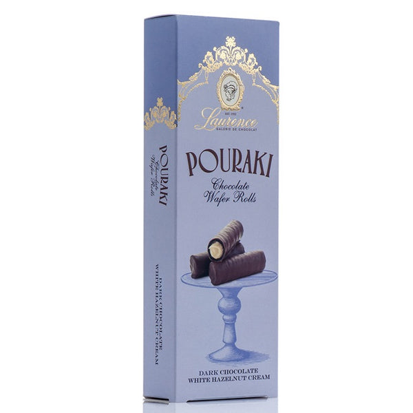 Laurence - Pouraki dunkle Schokolade mit weißer Haselnusscreme